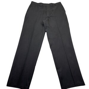 VTG Levi's Action Slacks Black Polyester Mens Dress Pants Sz 36 Fits 34" 97'
